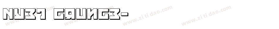 Nyet Grunge字体转换